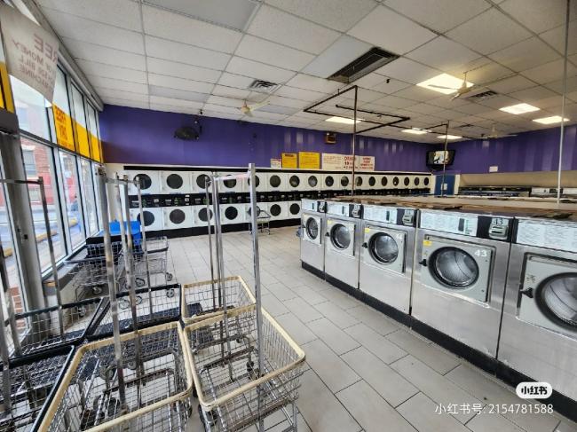 费城洗衣店加地产出售月2.8万 class=